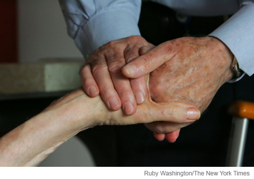 picture of holding elderly hands